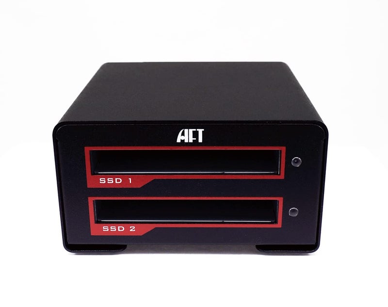 Blackjet VX-2SSD Professional Dual SSD Docking Station â€“ USB 3.2 Gen 2 (10Gbps) USB-C â€“ RAID 0/1/JBOD â€“ For Backup, Archiving, 4K Media, DIT, Video Editing â€“ Mac & Windows Compatible - Metal Enclosure - Image 1